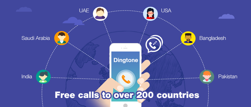 make Dingtone free calls to connect with family