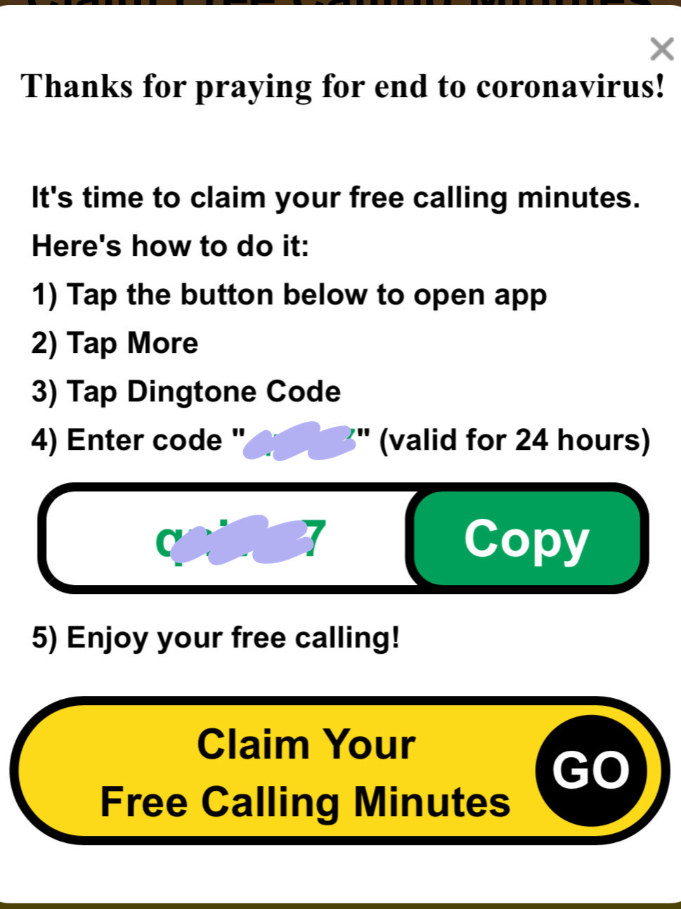 Dingtone free calling & free texting 