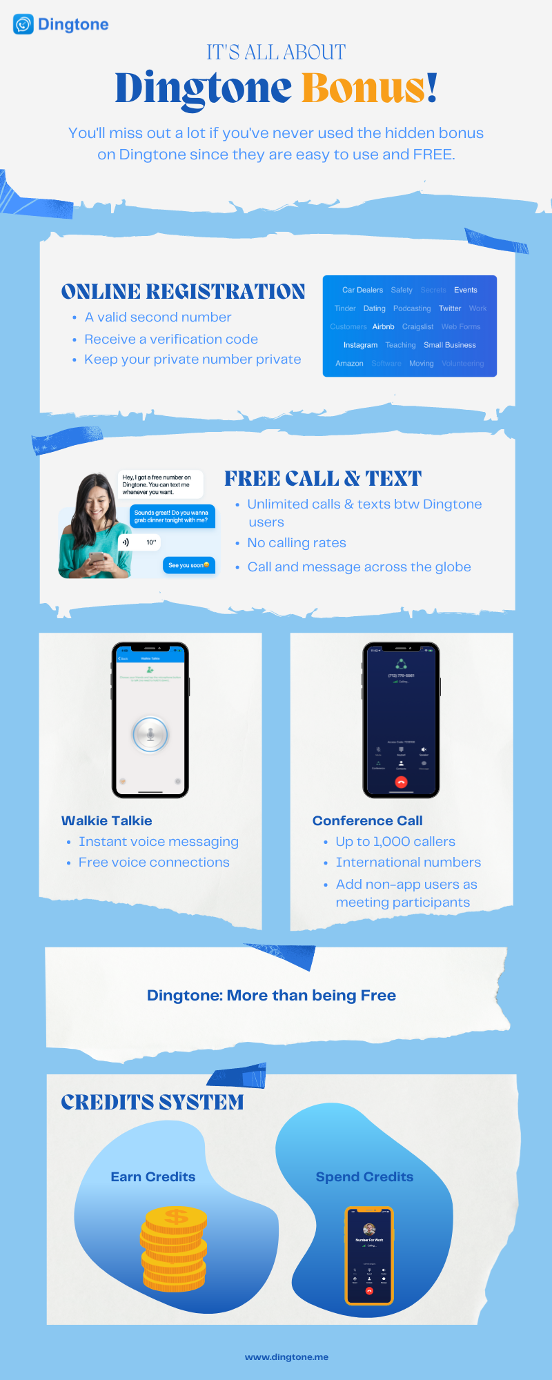 Dingtone: Phone Calls + Texts by Dingtone, Inc.