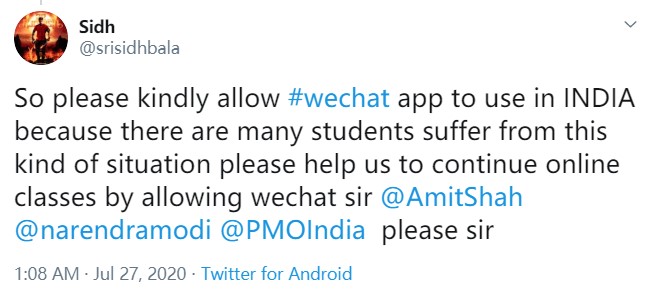 reuse wechat in india 1