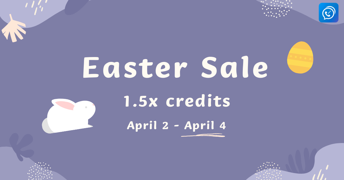 Easter Sale 1.5x credits