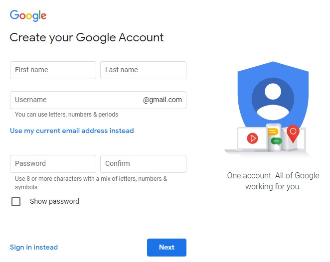 How To Create A Google Account Without Using My Mobile Number Dingtone