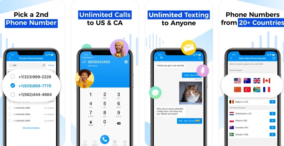 Get a Second Phone Number for Unlimited Calling & Texting - Dingtone